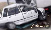 یک کشته و چهار مصدوم در تصادف دو خودرو در رستم‌آباد