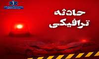 اعزام چهار آمبولانس به حادثه رانندگی؛ دو نفر جان باختند و سه تن مصدوم شدند