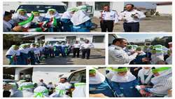 دانش‌آموزان دبستانی واجارگاه در پایگاه اورژانس