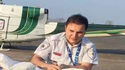 انتقال هوایی دختر ۱۸ ساله ، مصدوم سانحه ترافیکی از ماسال به رشت